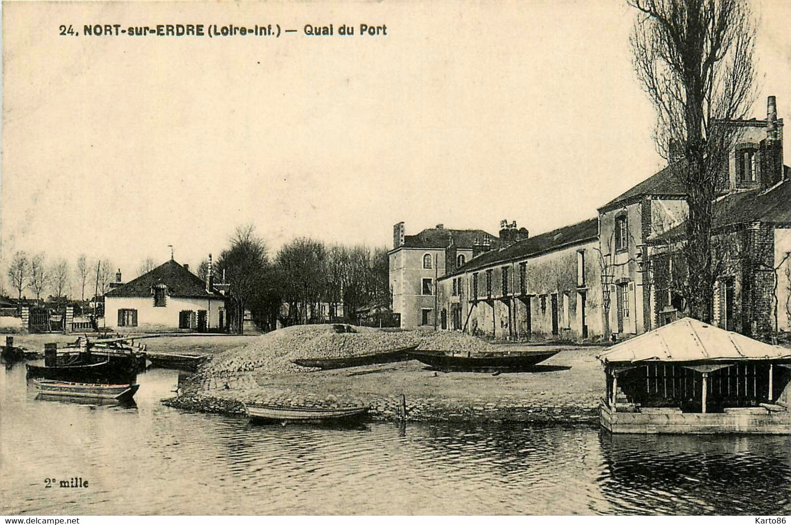 Nort Sur Erdre * Le Quai Du Port * Lavoir * Péniche - Nort Sur Erdre