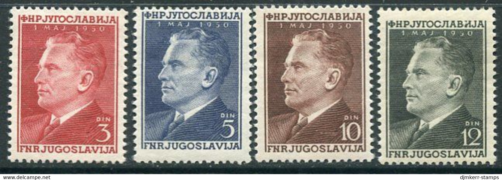 YUGOSLAVIA 1950 Labour Day - Tito MNH / **.  Michel 605-08 - Neufs