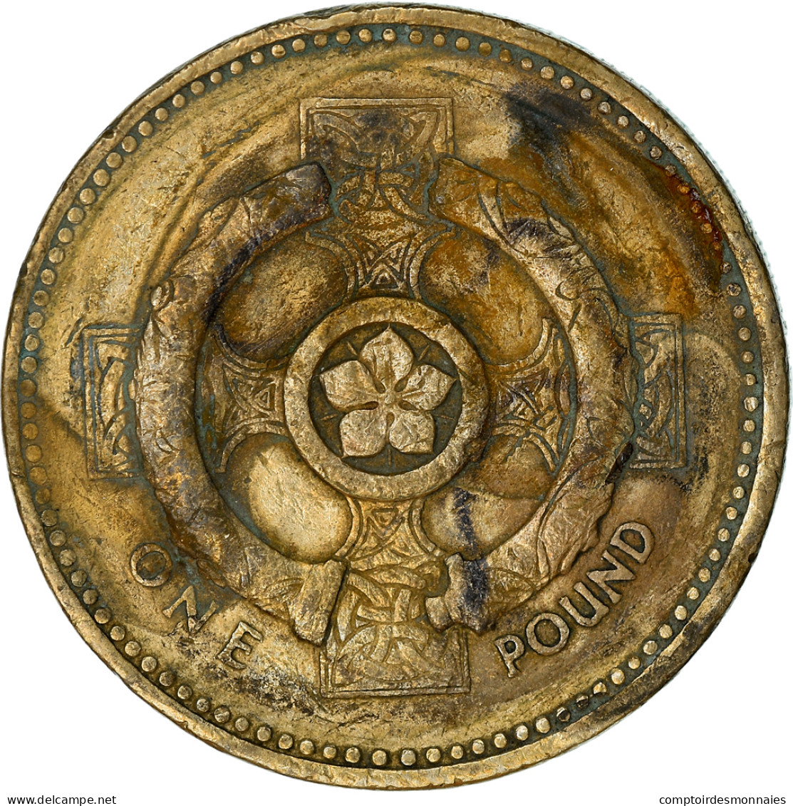 Monnaie, Grande-Bretagne, Elizabeth II, Pound, 1996, B+, Nickel-brass, KM:972 - 1 Pound