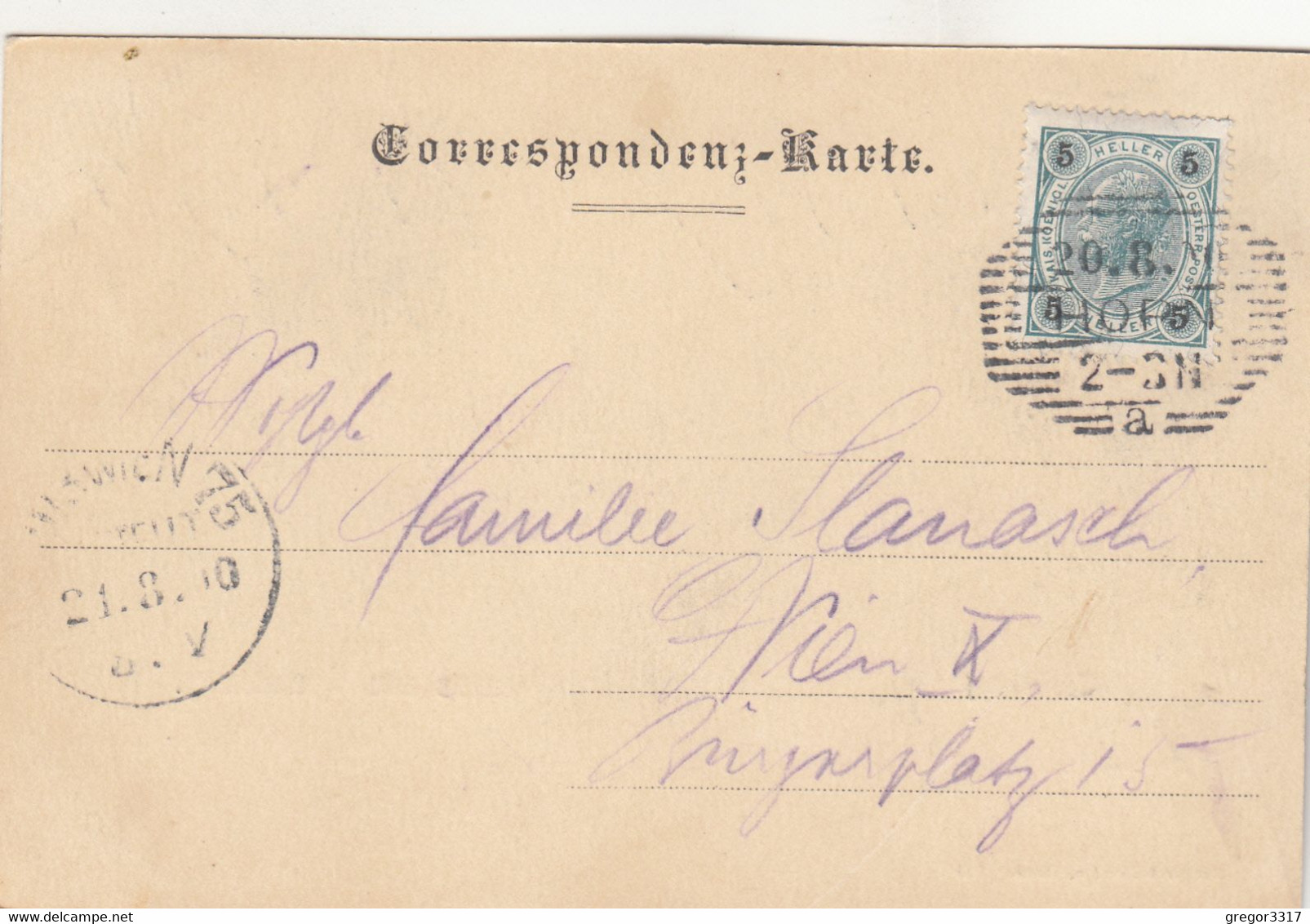 A2761) GRUSS Aus ROSENBURG - Tournirhof - Tolle LITHO 20.08.1900 !! - Rosenburg