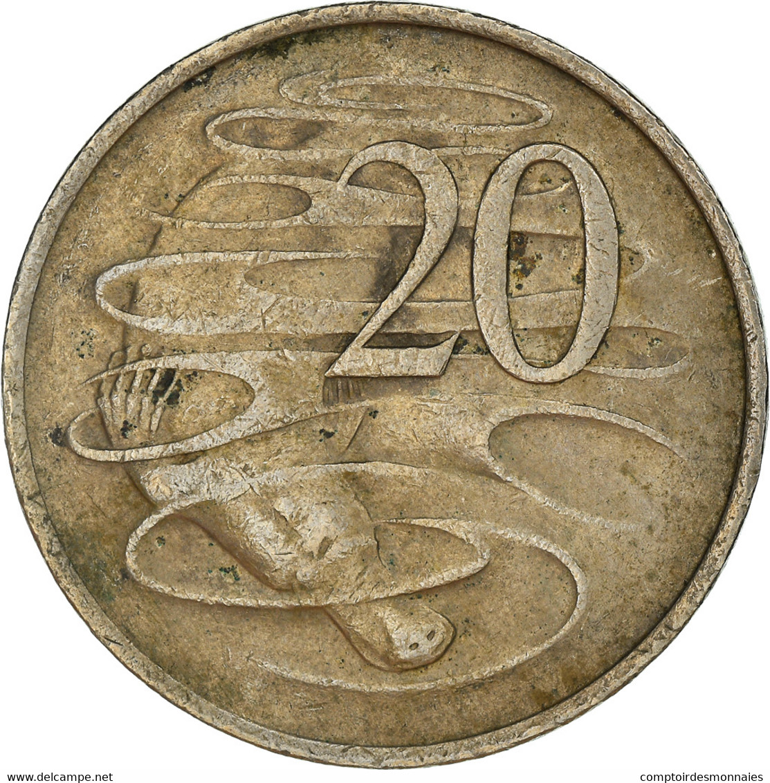 Monnaie, Australie, Elizabeth II, 20 Cents, 1974, TB, Cupro-nickel, KM:66 - 20 Cents