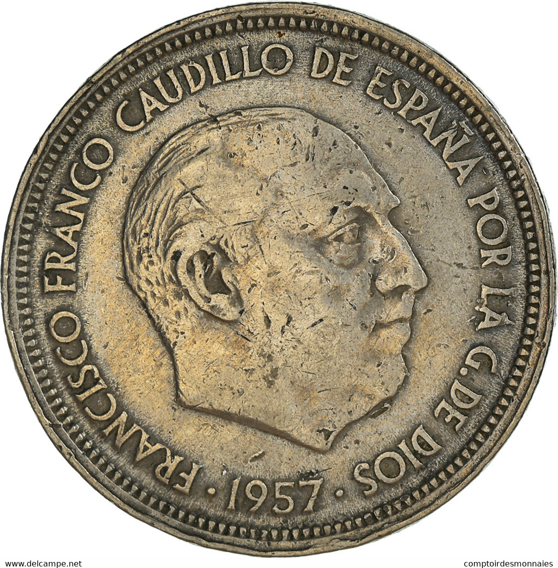 Monnaie, Espagne, Caudillo And Regent, 50 Pesetas, 1959, TB+, Cupro-nickel - 50 Pesetas