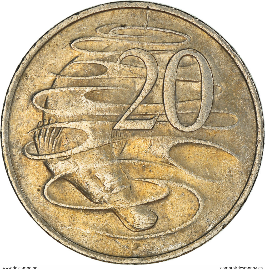Monnaie, Australie, Elizabeth II, 20 Cents, 1976, Melbourne, TB+, Cupro-nickel - 20 Cents