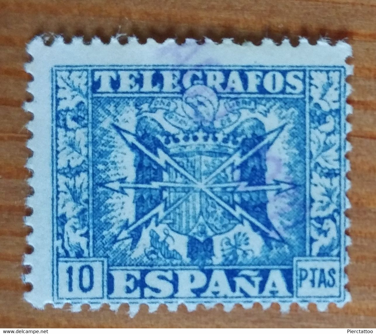 Télégraphe - Espagne - 1949 - YT 95 - Telegramas