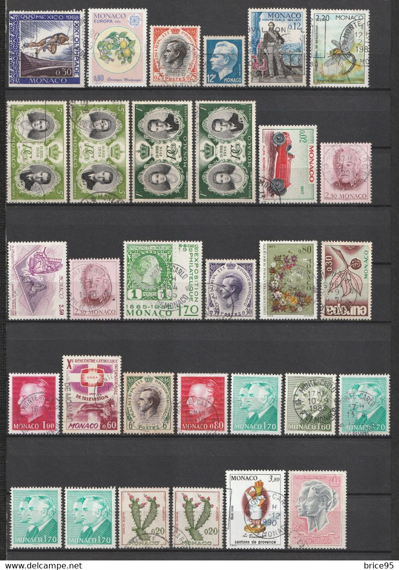 ⭐ Monaco - Lot De Timbres ⭐ - Collezioni & Lotti