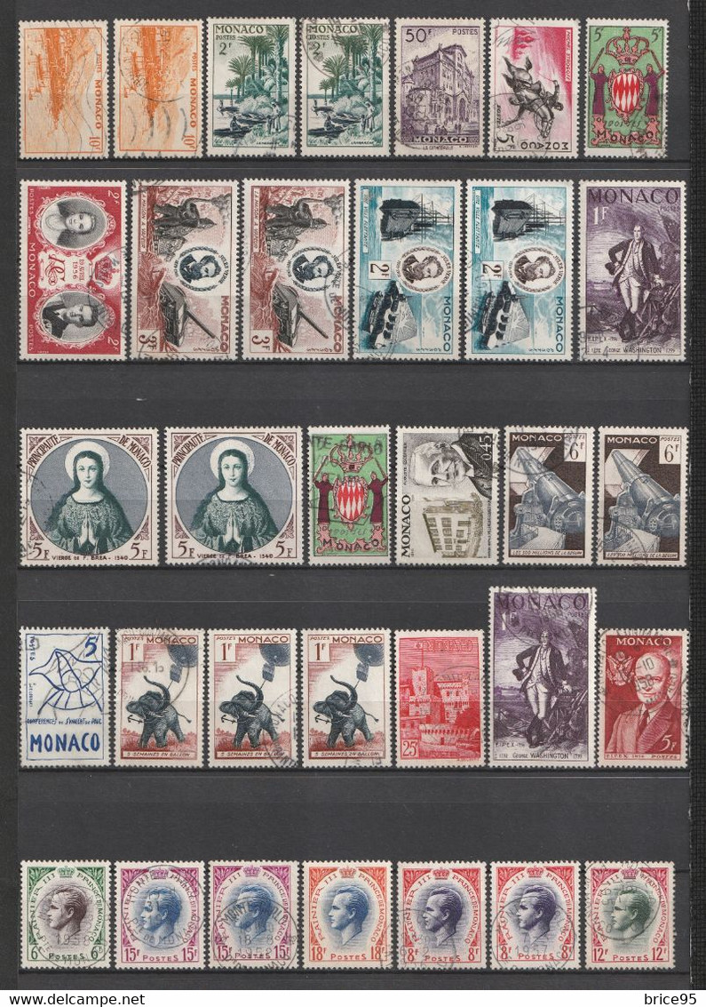 ⭐ Monaco - Lot De Timbres ⭐ - Collections, Lots & Series