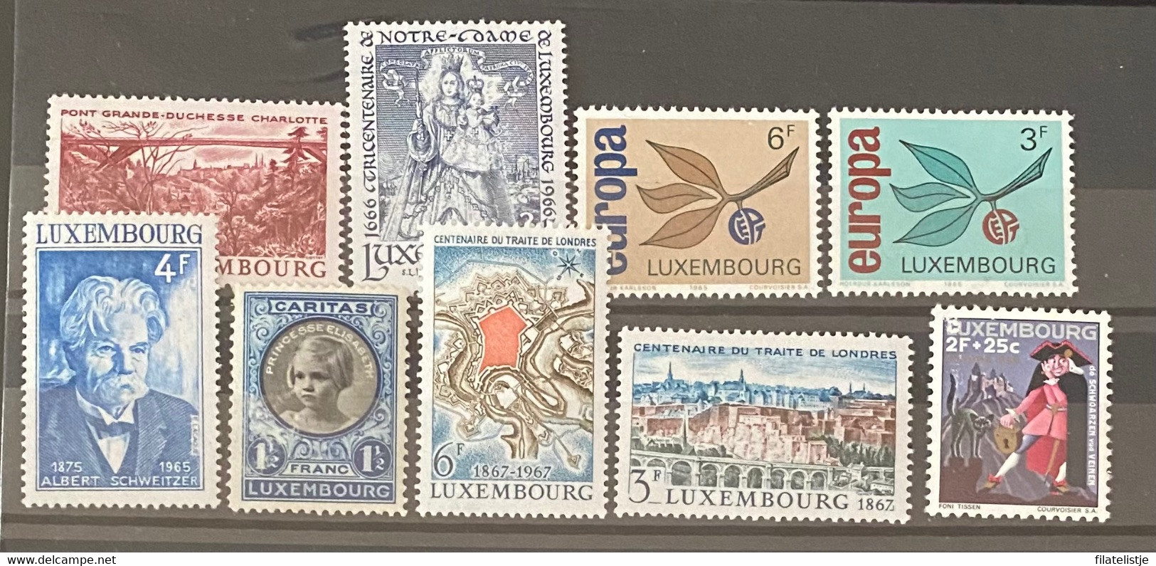Luxemburg  Restje Zegels - Colecciones