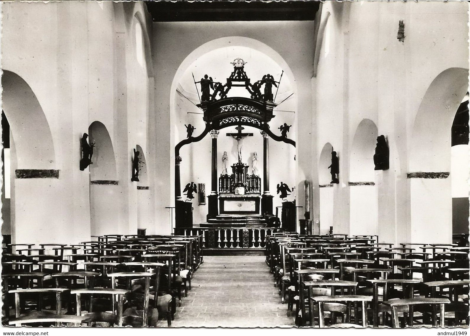 CHERAIN - Eglise Romane - Nefs Latérales Et Choeur - Edition LANDER, Eupen - Oblitération De 1973 - Gouvy