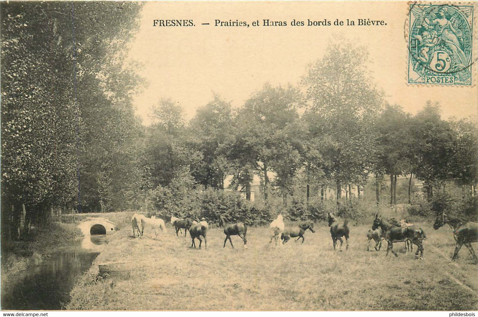 VAL DE MARNE  FRESNES  Prairie Et Haras Des Bords De La Bievre - Fresnes