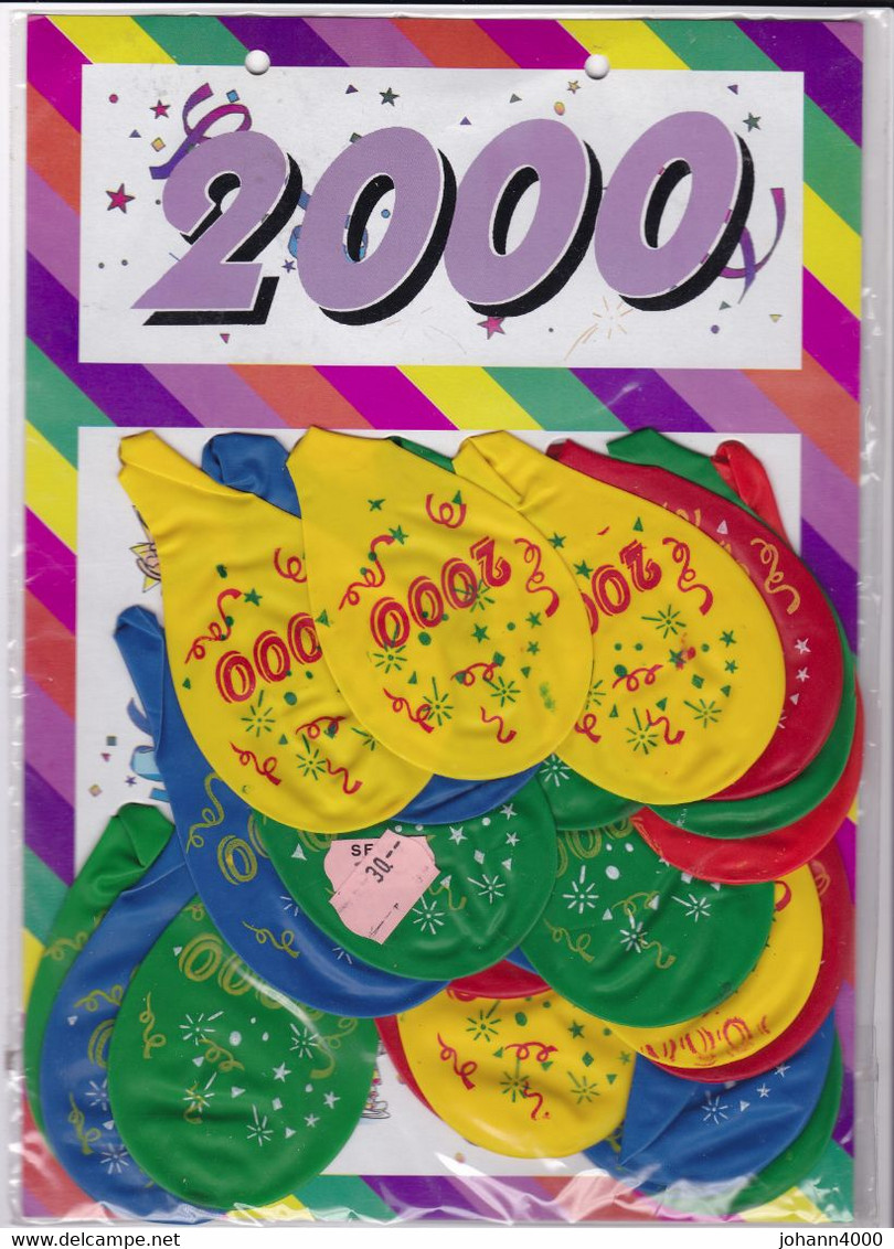 22 ST, Luftballon Aus Dem Jahr 2000 In  Original Verpackung  Für Sammler - Fasching & Karneval