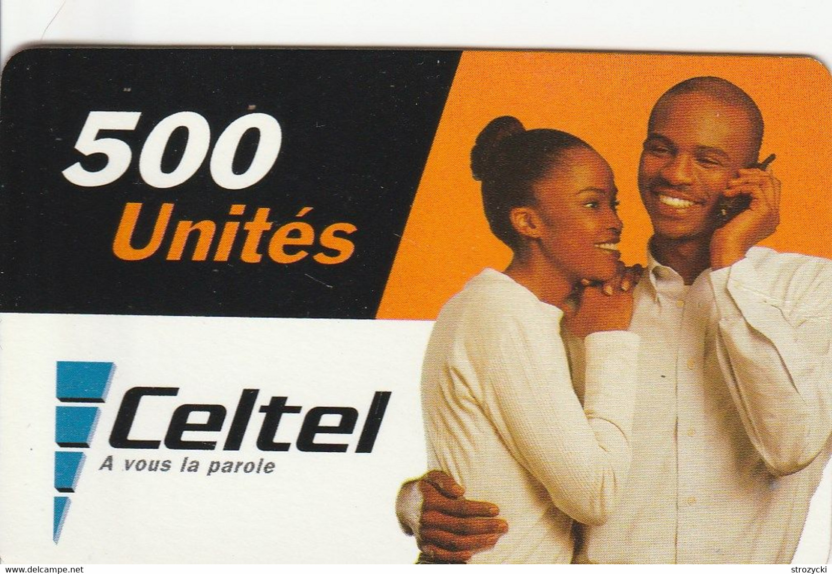 Congo (Kinshasa)- Celtel - Couple At The Phone (31/12/2003) - Kongo