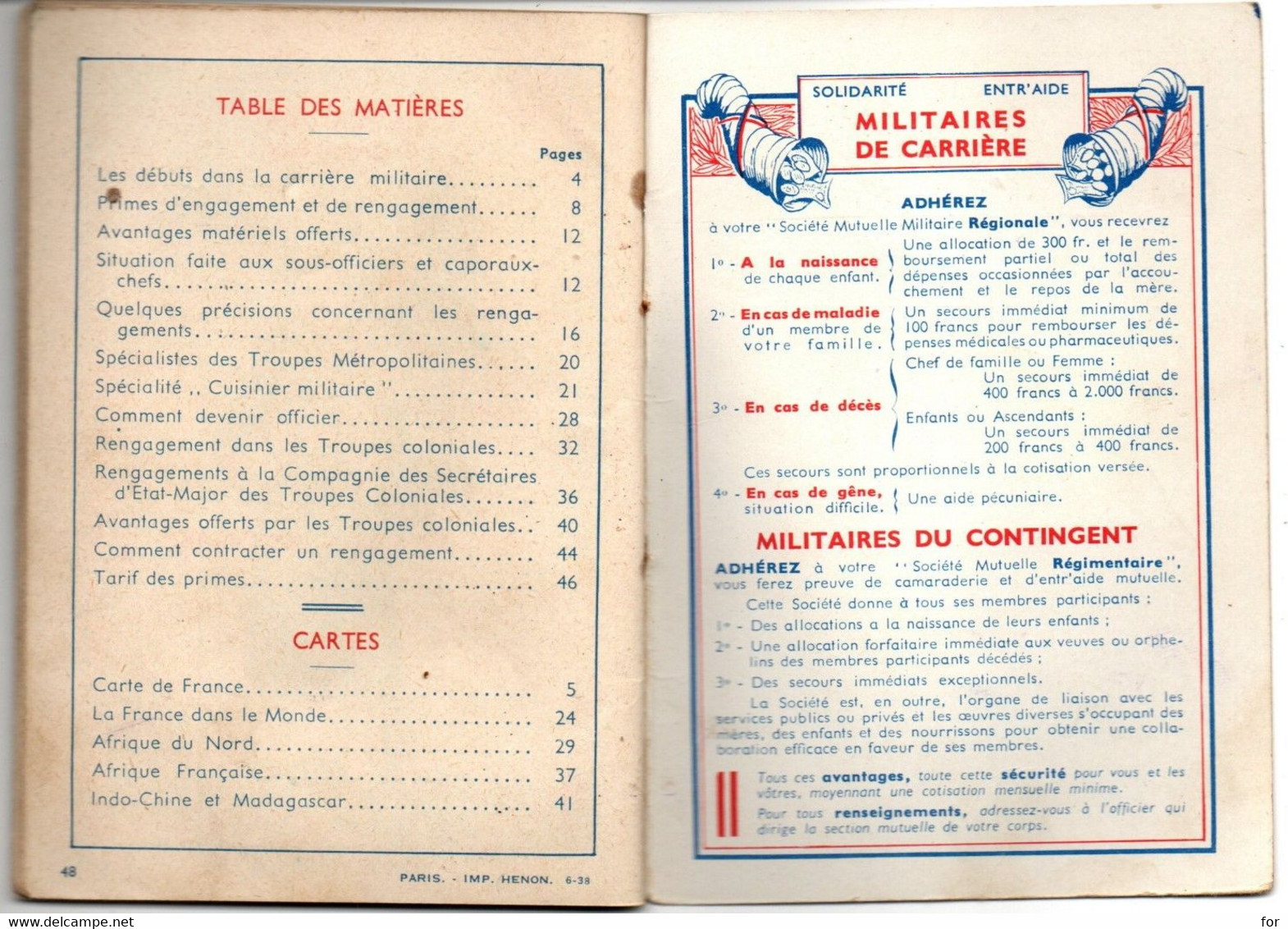 Calendrier - Petit Format : 1939 : Calendrier Du Soldat Français : Voir Les 6scans : Complet : Militaria - Militaire - Petit Format : 1921-40