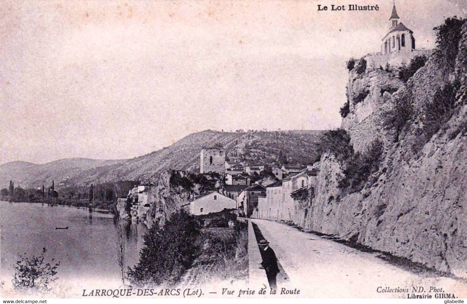 46 - Lot -  LAROQUE Des ARCS - Vue Prise De La Route - Andere & Zonder Classificatie