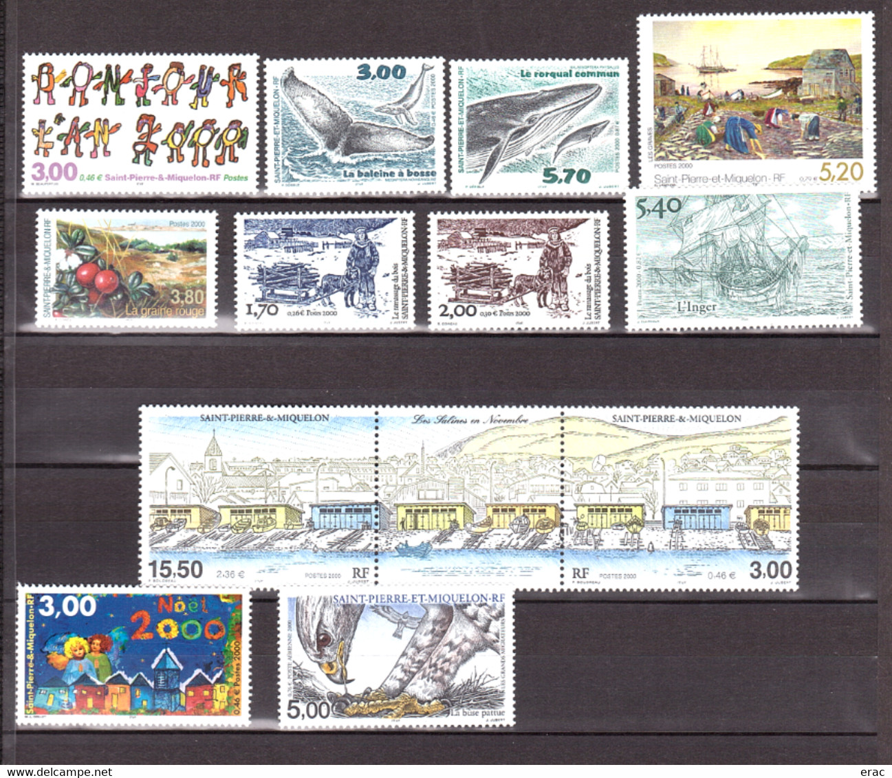 SPM - 2000 - Année Complète - Timbres N° 706 à 736 + PA 80 - Neufs ** - Full Years