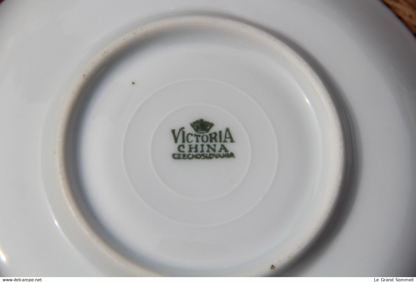 Service à Café Vintage En Porcelaine Czechoslovakia "Victoria China" 12 Personnes - Autres & Non Classés