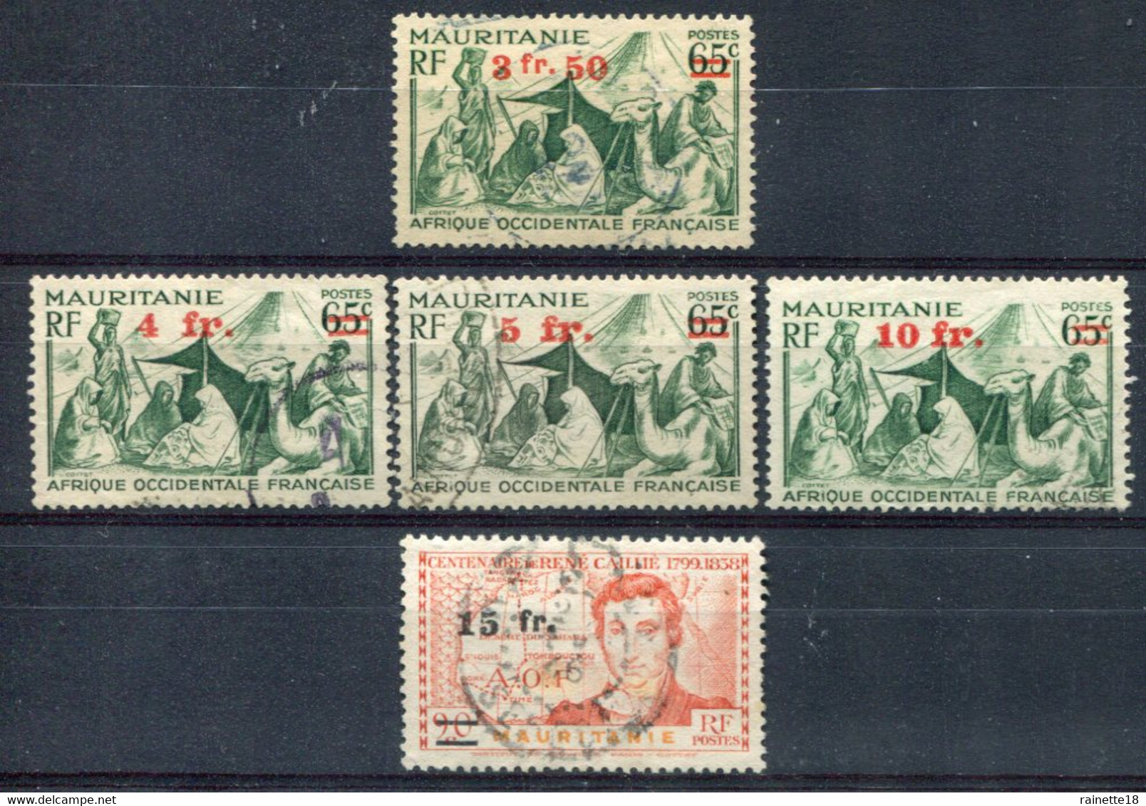 Mauritanie  133/137  Oblitérés - Used Stamps