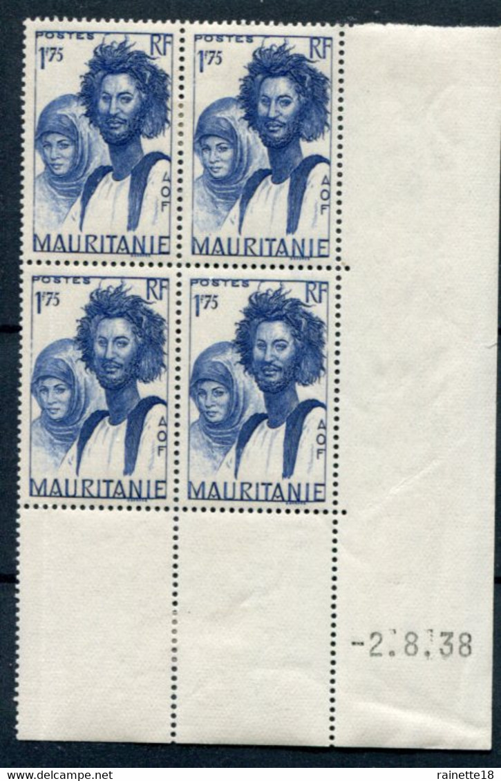 Mauritanie   Bloc De 4 Du N° 89  Deux Timbres **, Deux Timbres * - Neufs
