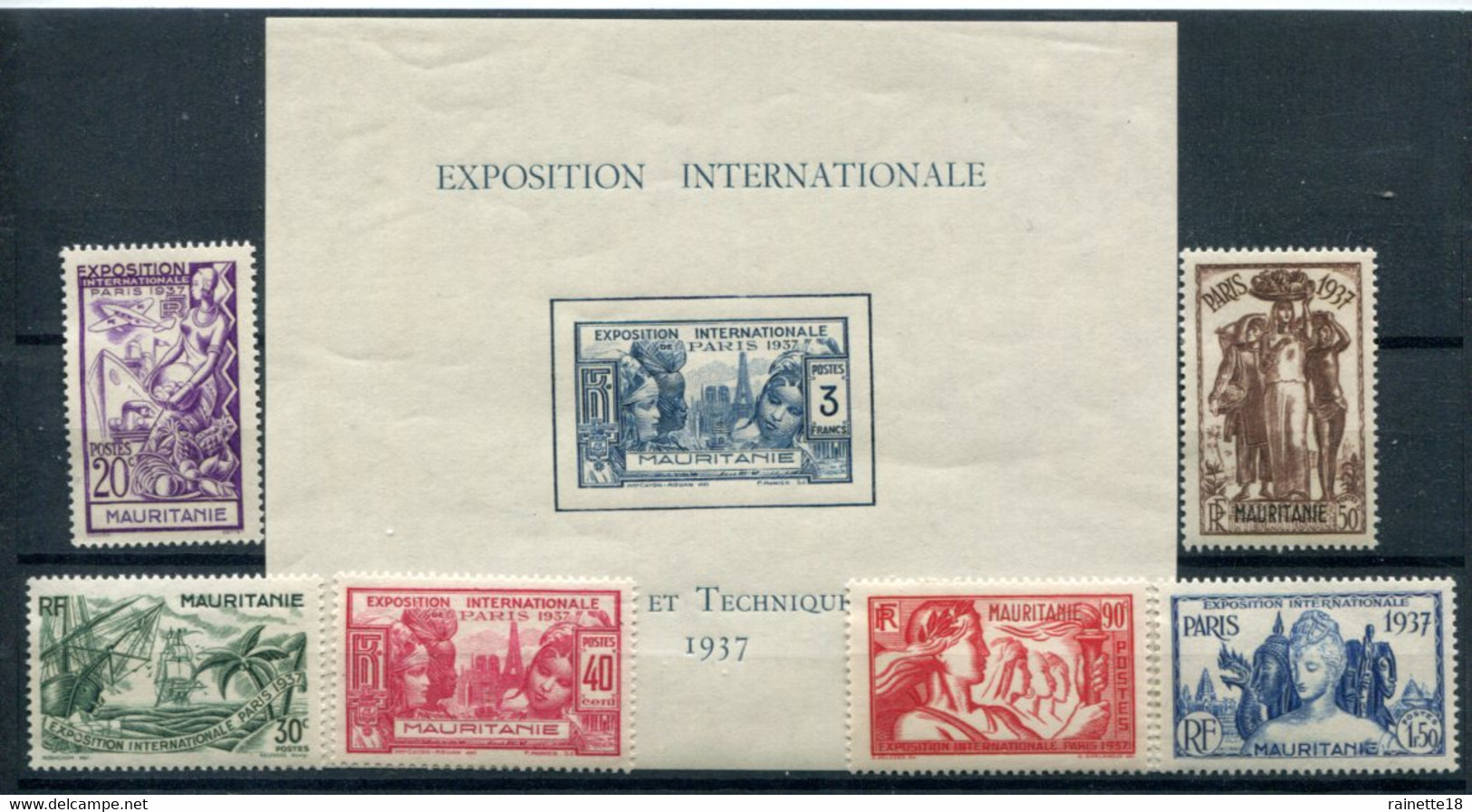 Mauritanie        66/71 * + Bloc N° 1 * - Unused Stamps