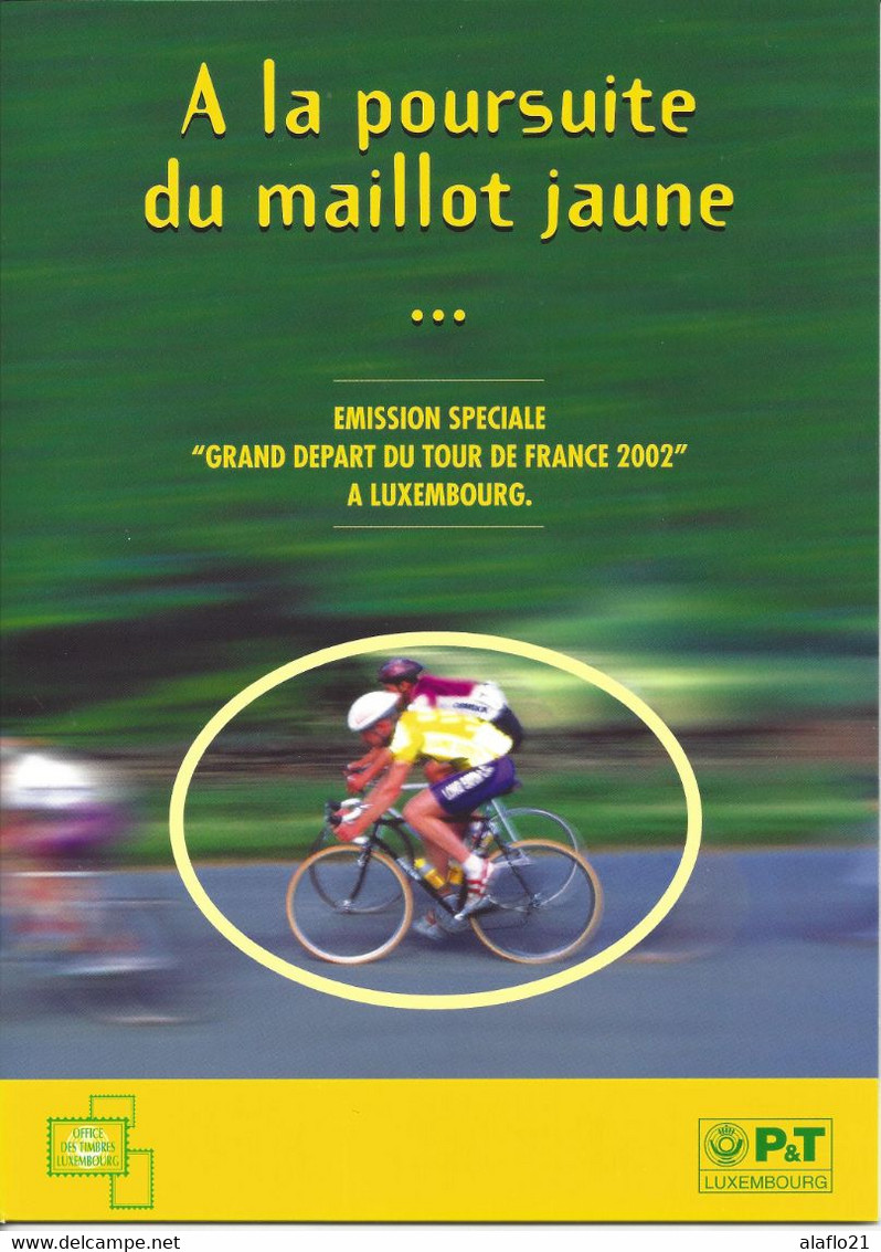 ENCART EMIS Pour DEPART TOUR De FRANCE 2002 à LUXEMBOURG -  6 Scans - Covers & Documents