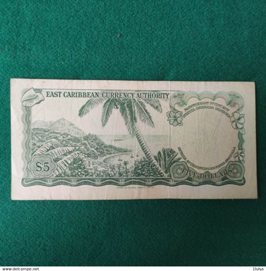 EAST CARIBBEAN 5 DOLLAR S - East Carribeans