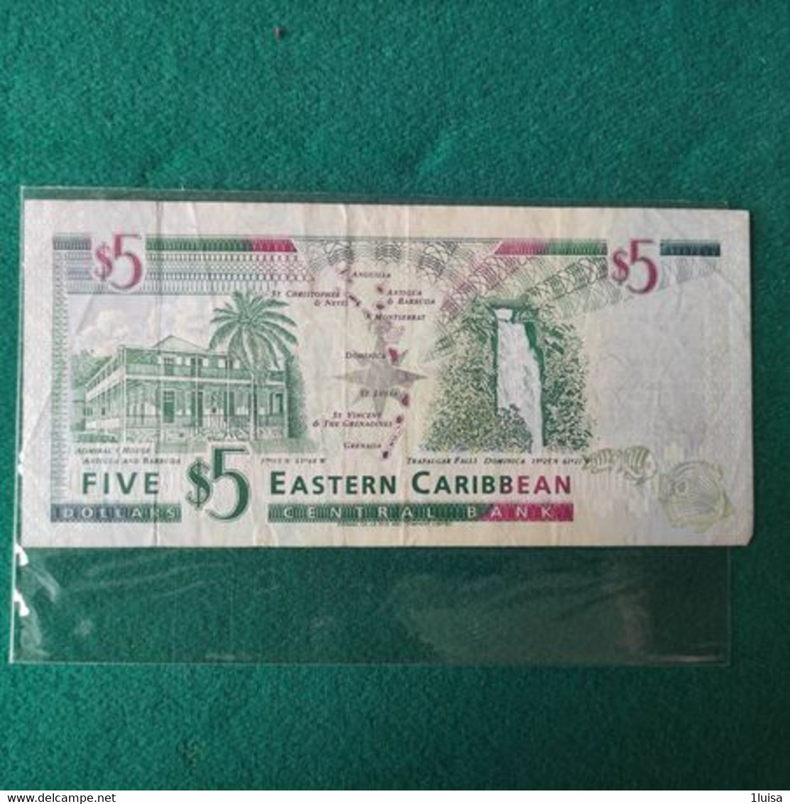 EAST CARIBBEAN 5 DOLLARS - East Carribeans