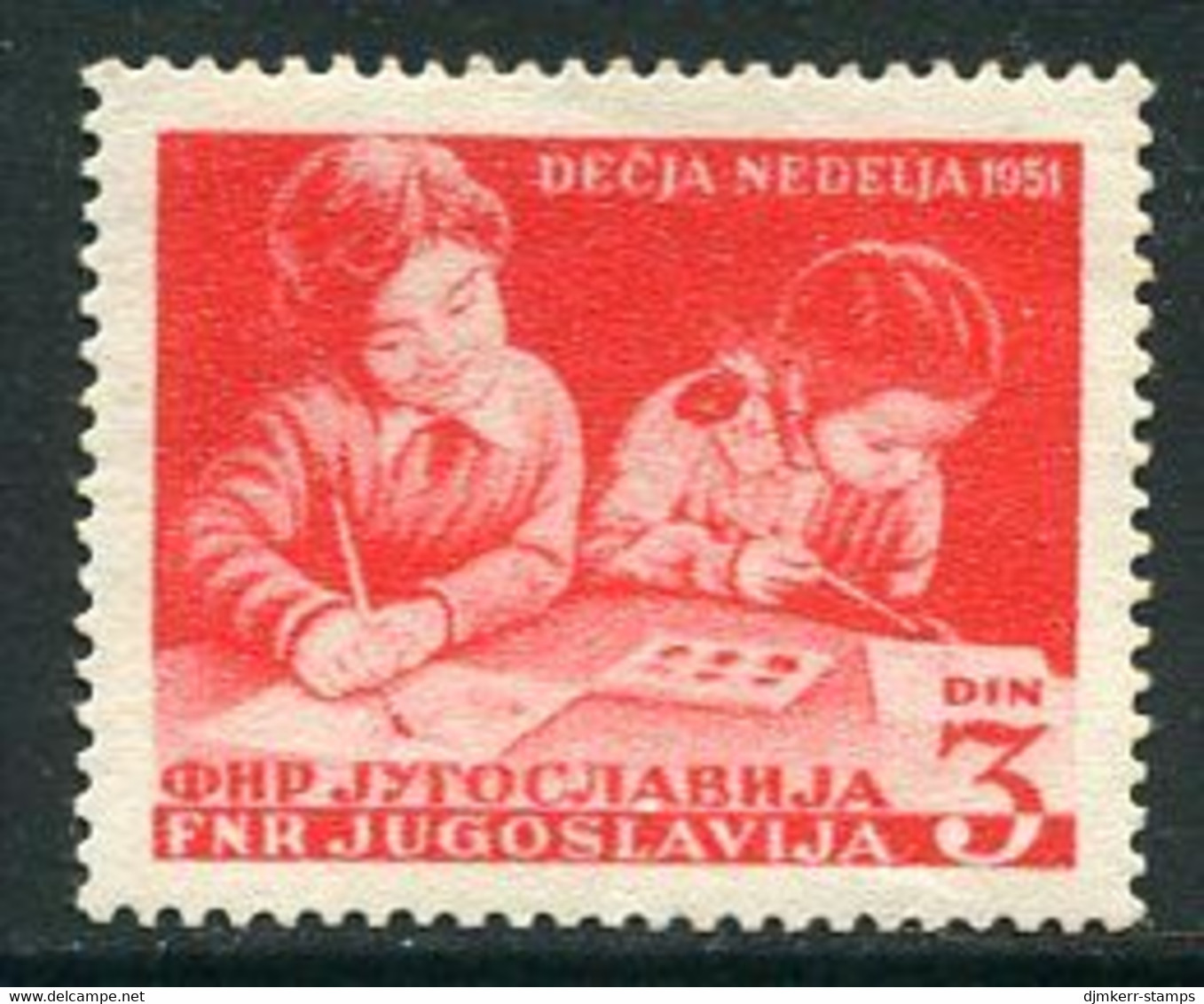 YUGOSLAVIA 1951 Children's Week  MNH / **.  Michel 643 - Unused Stamps