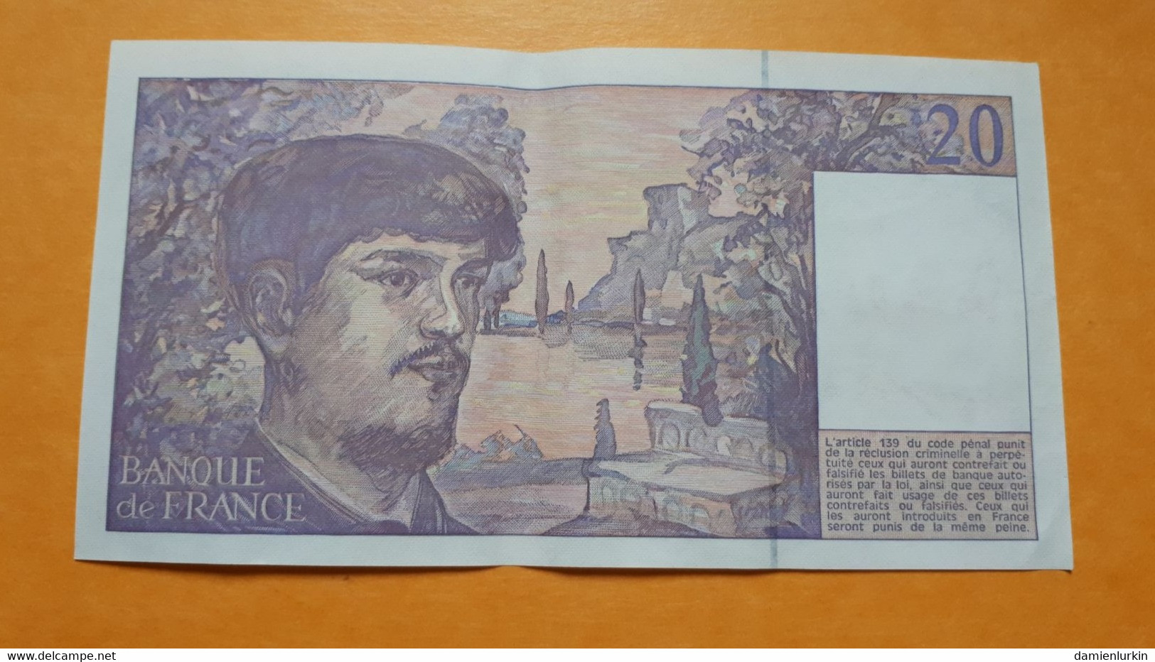 FRANCE DEBUSSY 20 FRANCS 1992 2 BILLETS NUMEROS QUI SE SUIVENT PRESQUE/ALMOST UNC !! - 20 F 1980-1997 ''Debussy''