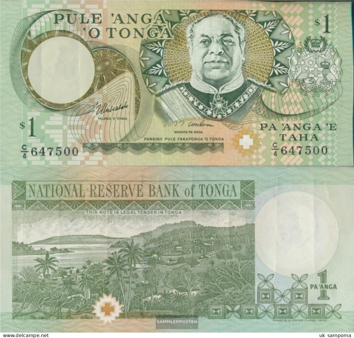 Tonga Pick-number: 31d Uncirculated 1995 1 Paanga - Tonga