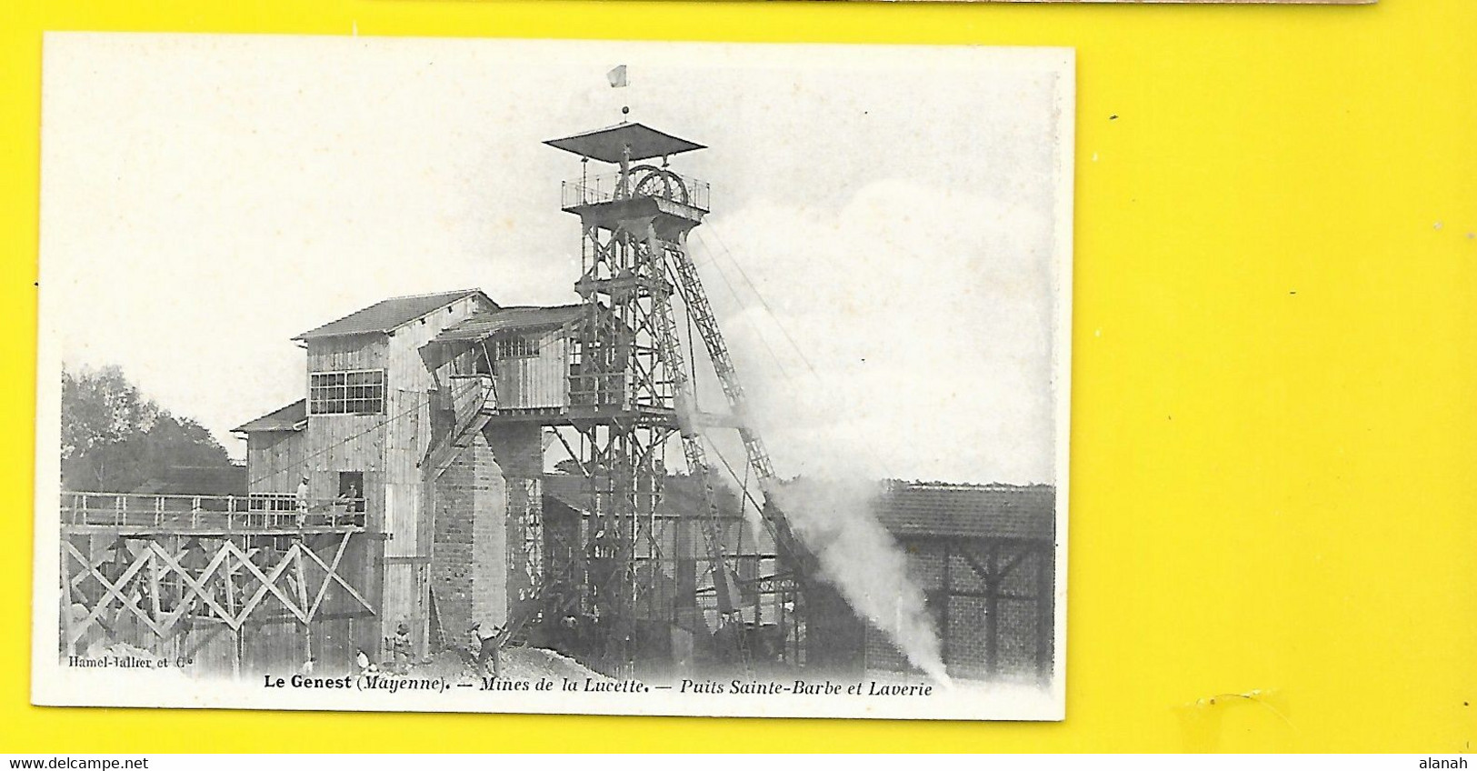 LE GENEST Puits Ste Barbe Et Laverie Aux Mines De La Lucette (Hamel-Jallier) Mayenne (53) - Le Genest Saint Isle