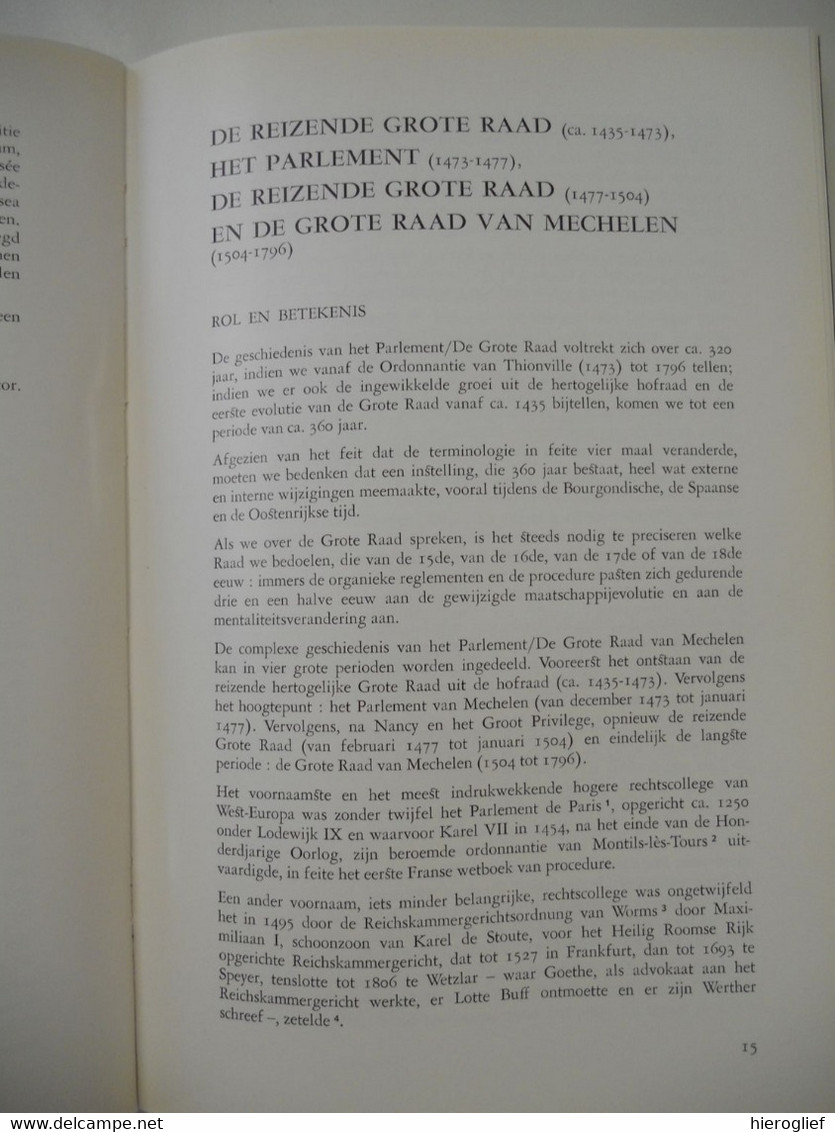 STAD MECHELEN 500 jaar grote raad - van Karel de Stoute tot Keizer Karel 1473-1973  1973 catalogus tentoonstelling