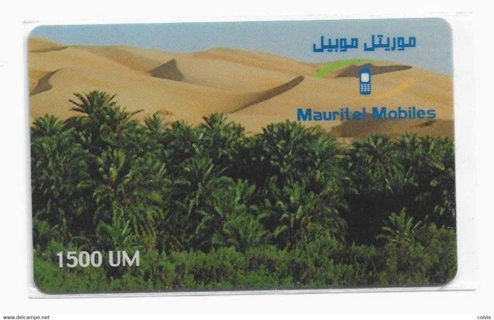 MAURITANIE RECHARGE MAURITEL MOBILES 1500 UM OASIS Date 30/06/2003 - Mauritanien