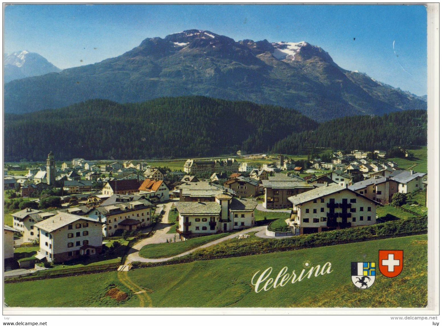 CELERINA / SCHLARIGNA - Panorama, Oberengadin, Nice Stamp - Celerina/Schlarigna