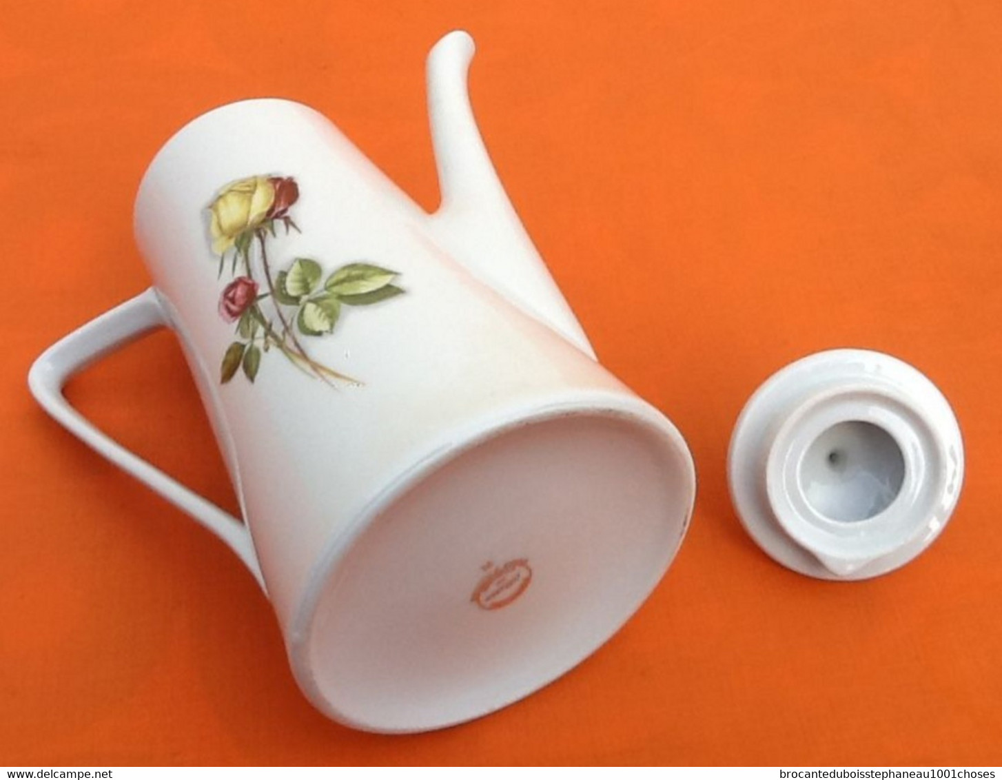 Années 1950  Cafetière  Porcelaine Altesse De Vercor N° 91   Décor Floral   Hauteur : 220mm - Sonstige & Ohne Zuordnung