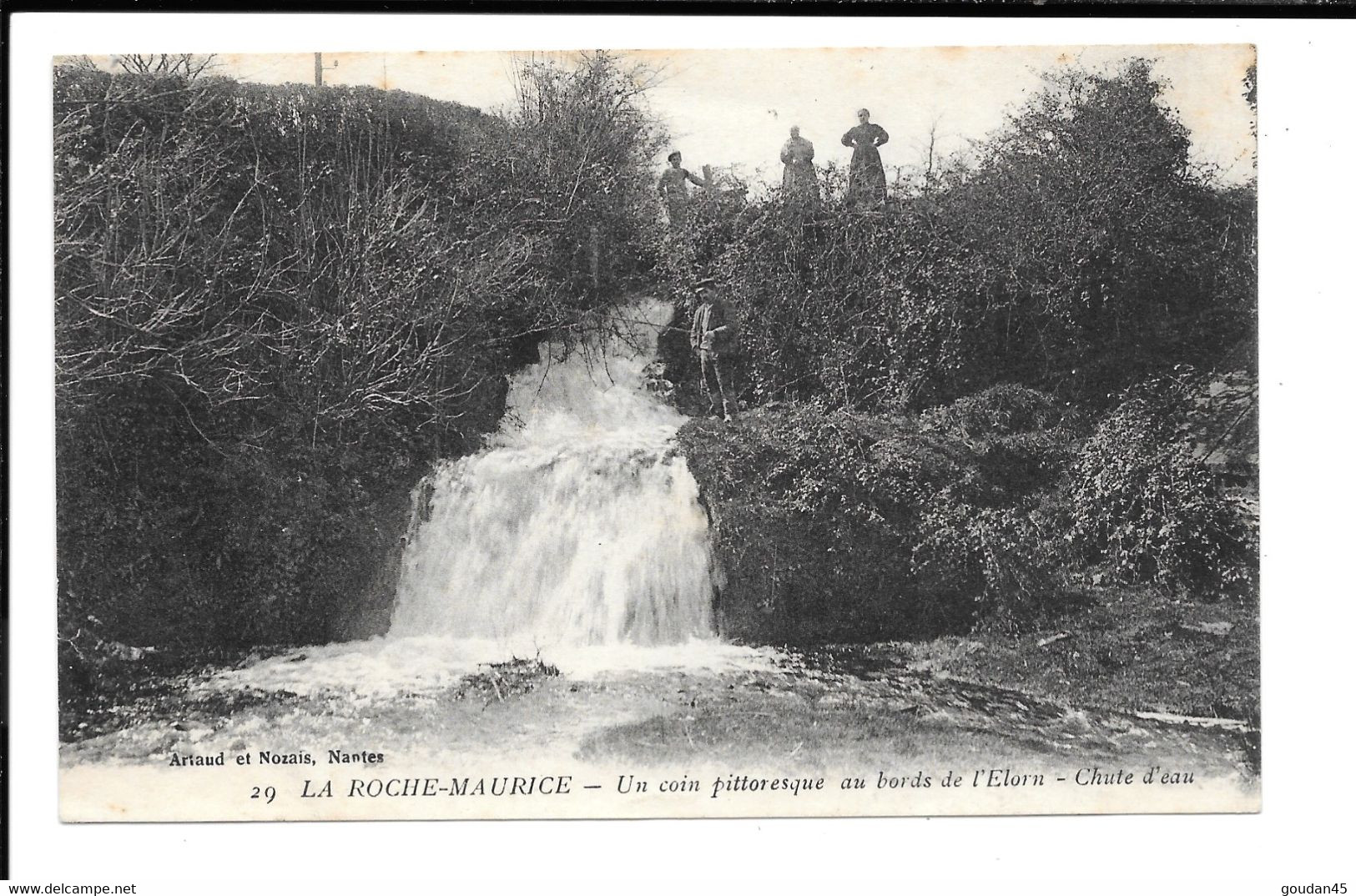 LA ROCHE-MAURICE - Un Coin Pittoresque Au Bords De L'Elorn - Chute D'eau - La Roche-Maurice