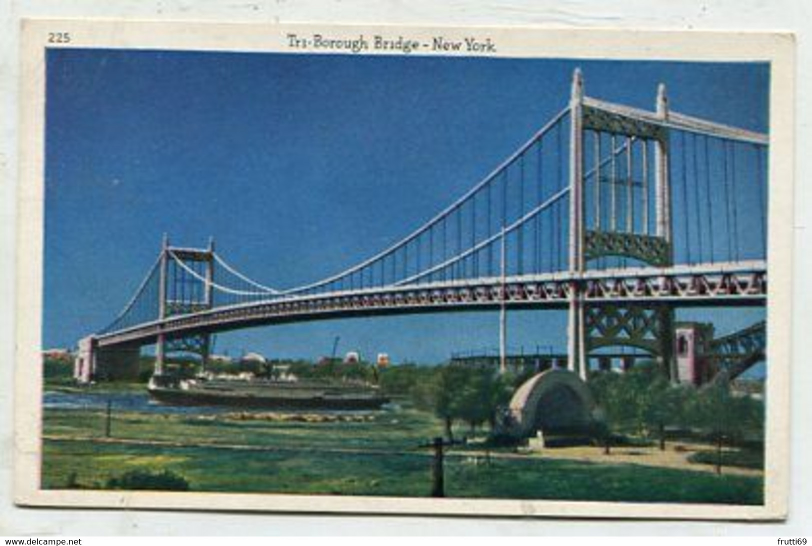 AK 012181 USA - New York City - Tri-Borough Bridge - Bruggen En Tunnels