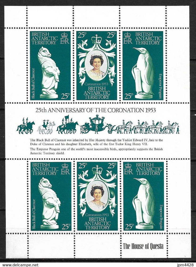 Grande Bretagne - British Antarctic - Antartique Britannique  1 Bloc  Neufs ** 1978 - Timbres Neufs - Unused Stamps