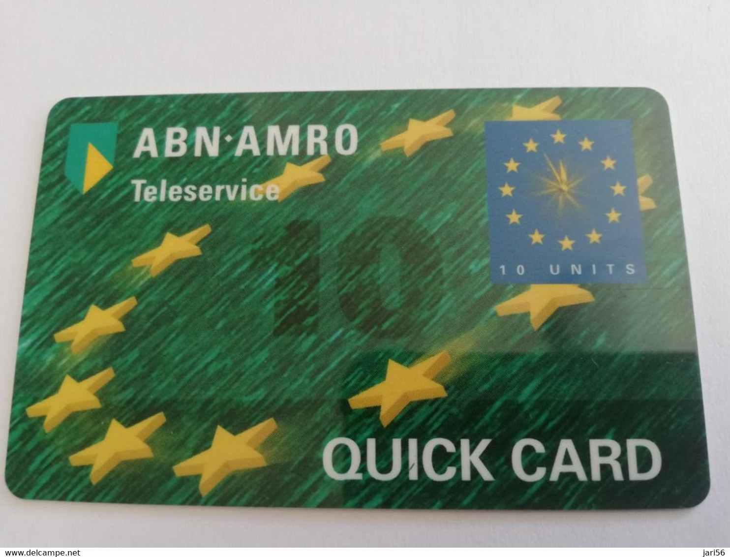 NETHERLANDS  PREPAID   ABN/AMRO TELESERVICE QUICK CARD  MINT CARD    ** 6372** - Non Classés