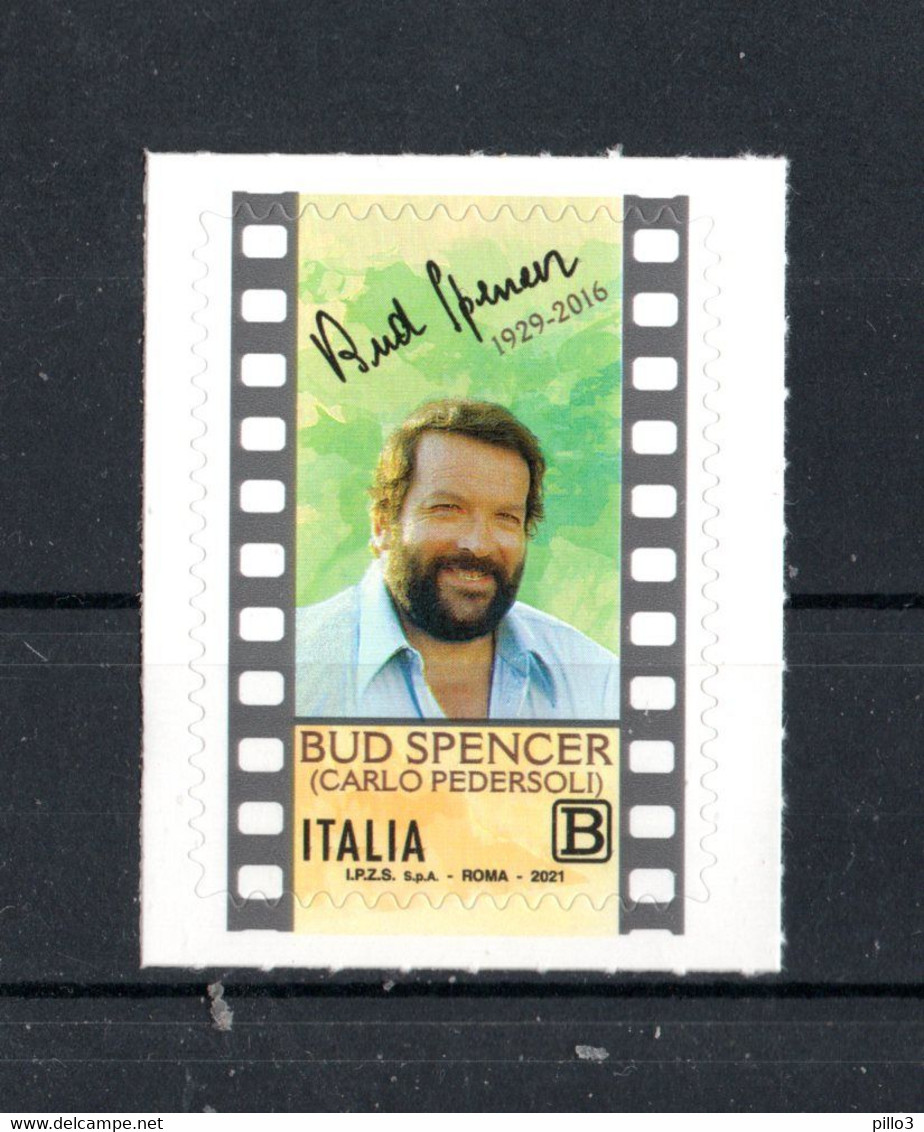 ITALIA    BUD  SPENCER - 1 Val. MNH**  Del  31.10.2021 - 2021-...:  Nuevos