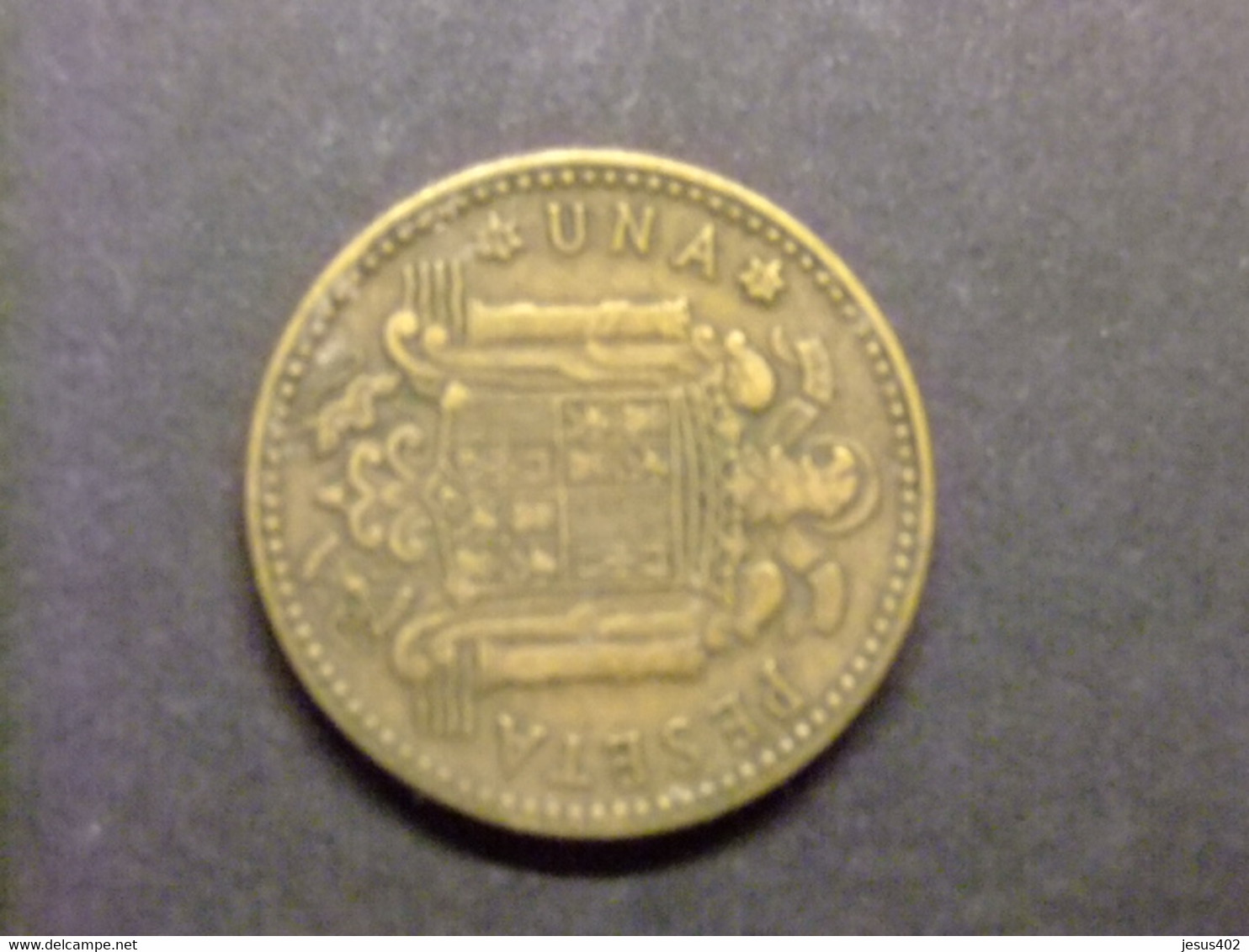 ESPAÑA ESPAGNE SPAIN / PESETA FRANCO 1947 ESTRELLA 1951 - 1 Peseta