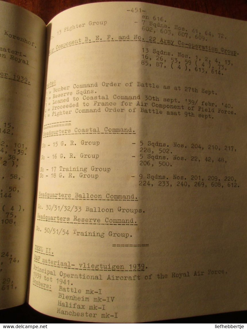 Documentatiegroep 1940 - 1945 -  Uitgave In 1963 Tot 1968 - War 1939-45