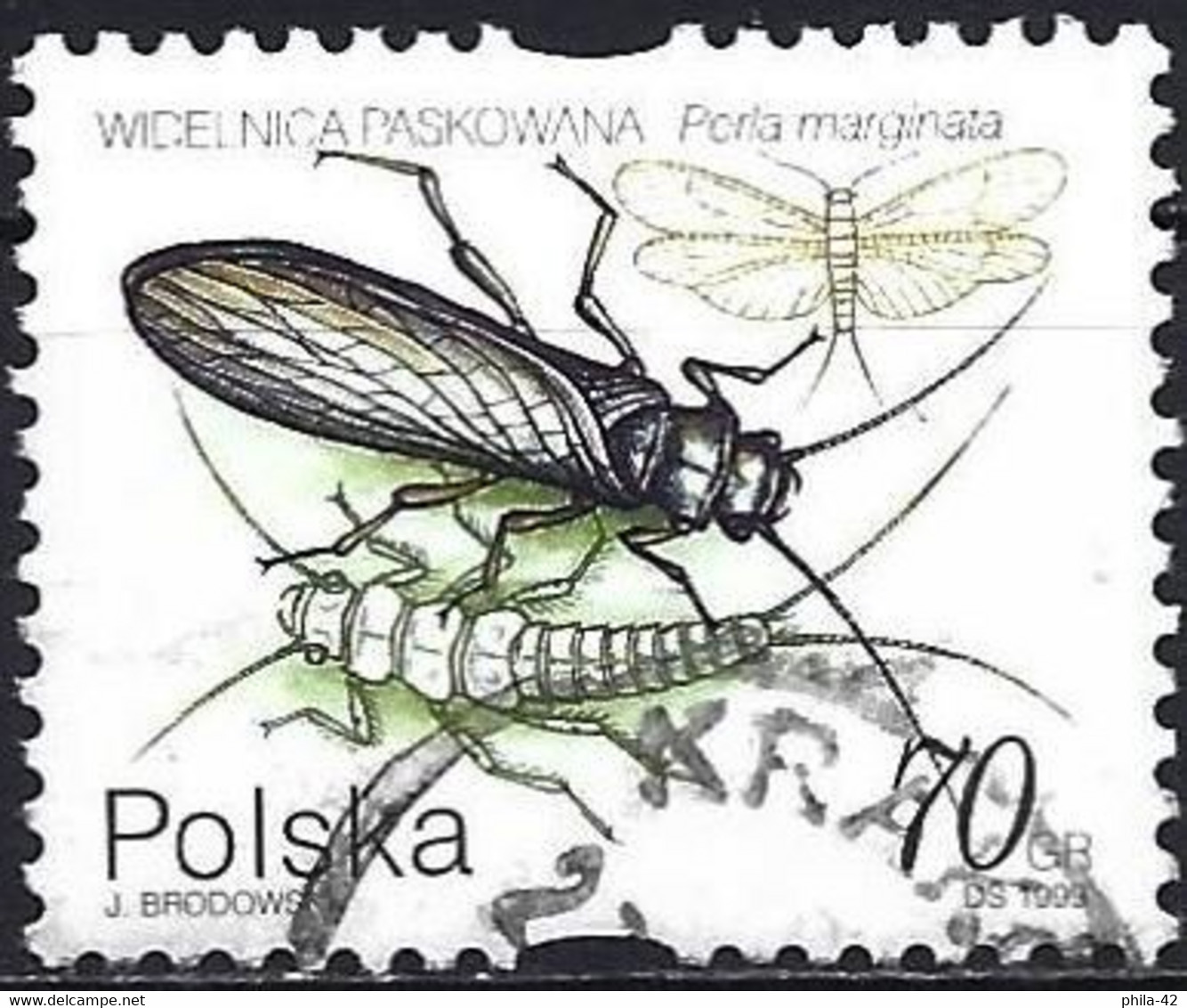 Poland 1999 - Mi 3783 - YT 3560 ( Insect ) - Gebruikt