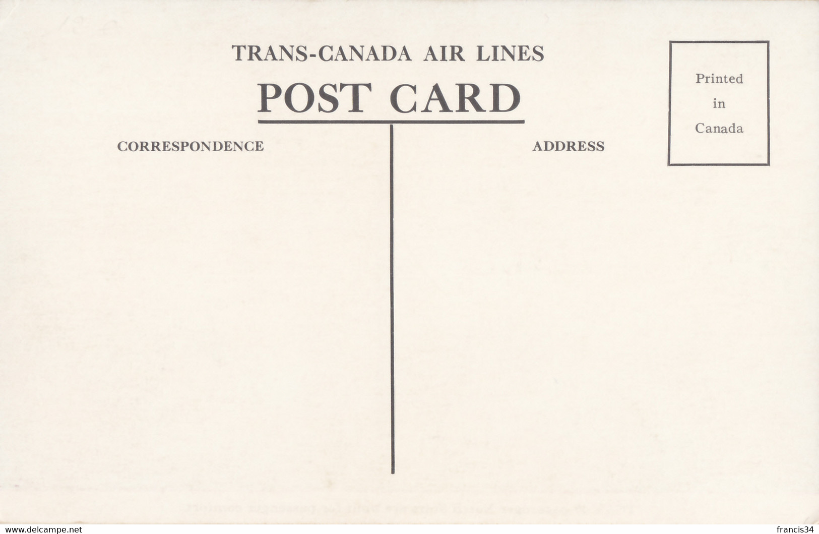 CPA - Canadair North Star - Compagnie Trans Canada Air Lines - 1946-....: Era Moderna