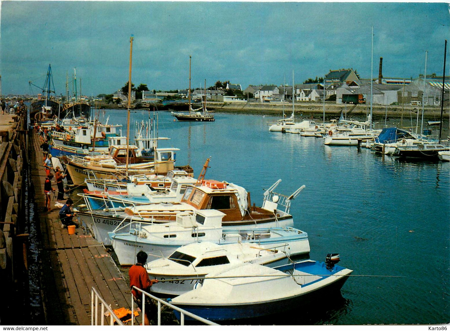 étel * Vue Sur Le Port * Bateaux - Etel