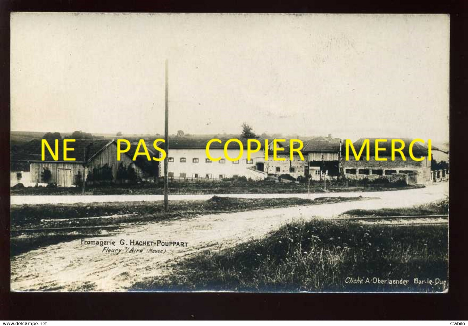 55 - FLEURY-SUR AIRE - FROMAGERIE G. HACHET-POUPPART - CLICHES OBERLANDER - 3 CARTES PHOTOS ORIGINALES - Otros & Sin Clasificación