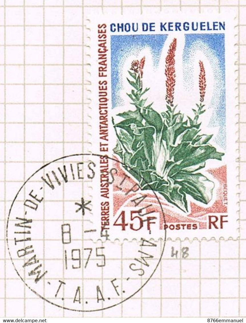 T;A;A;F; N°48 - Used Stamps