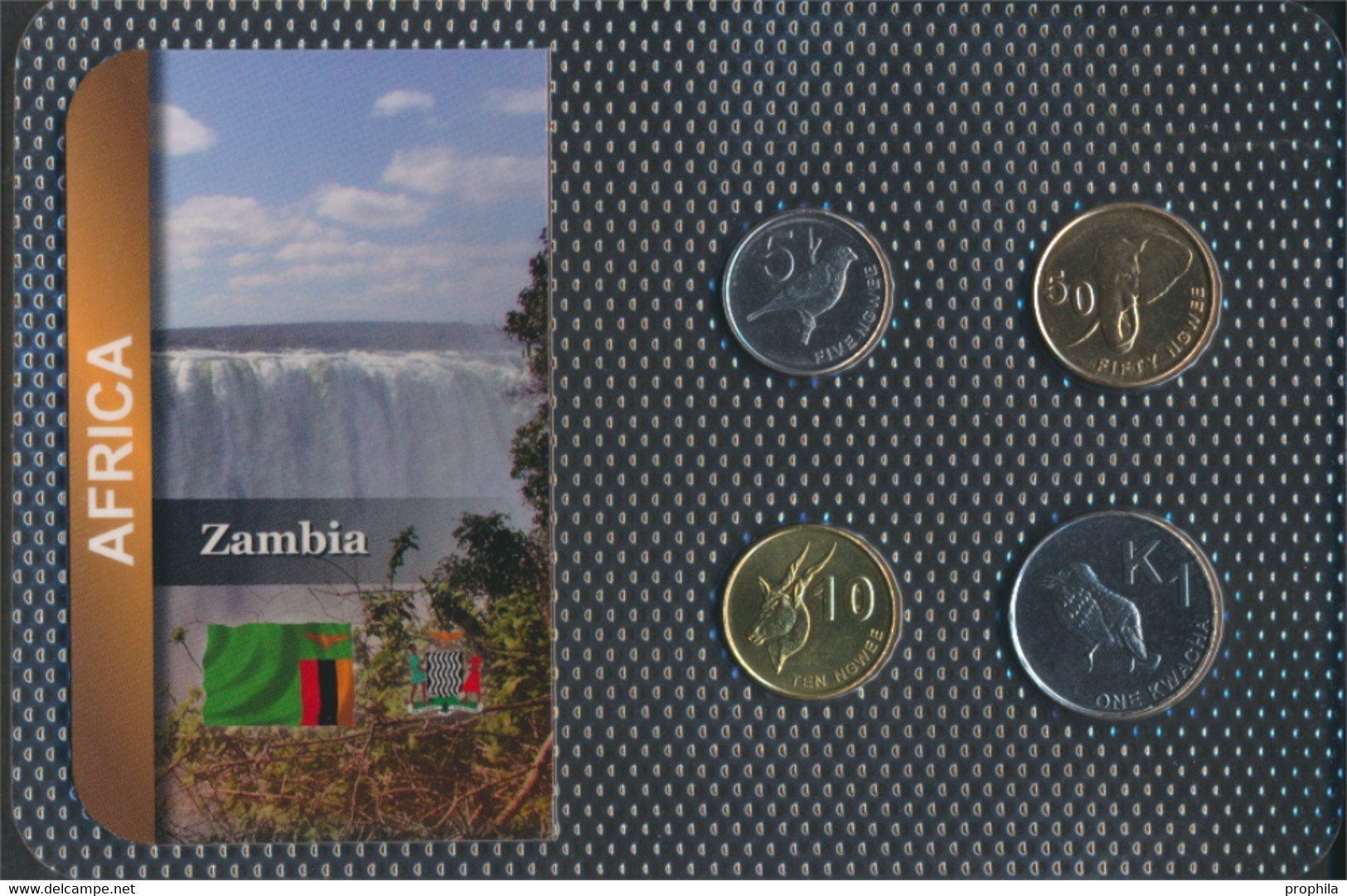 Sambia 2012 Stgl./unzirkuliert Kursmünzen 2012 5 Ngwee Bis 1 Kwacha (9664393 - Zambia