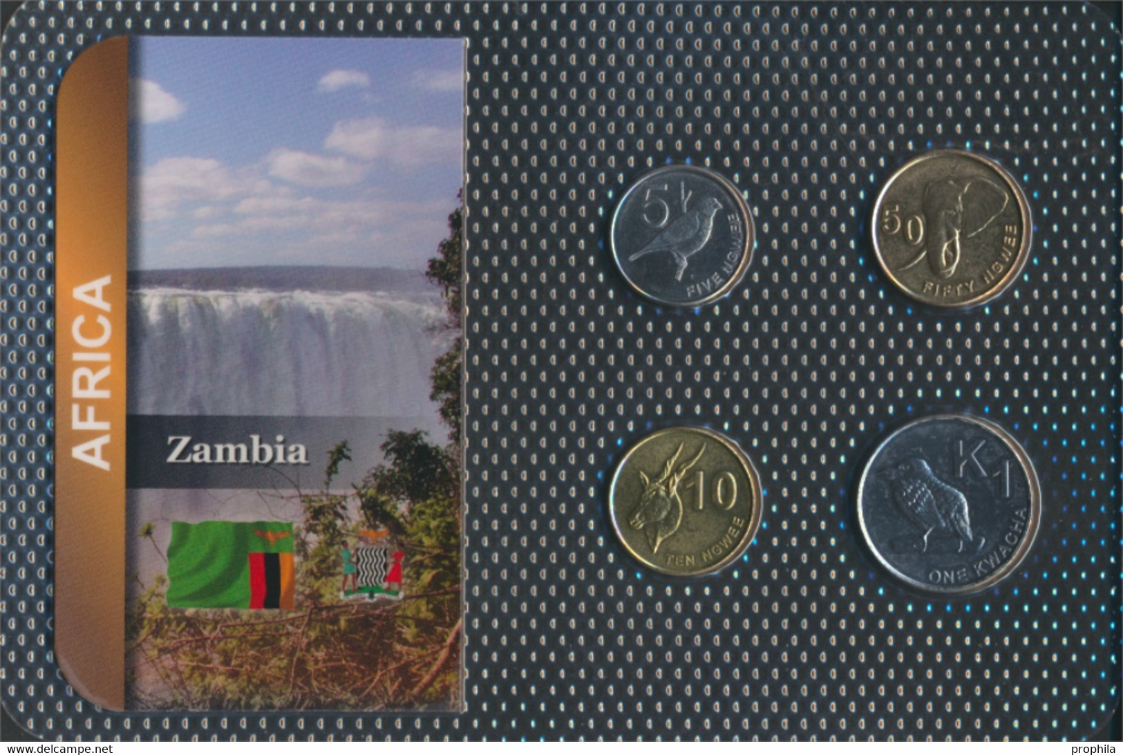 Sambia 2012 Stgl./unzirkuliert Kursmünzen 2012 5 Ngwee Bis 1 Kwacha (9664394 - Zambia