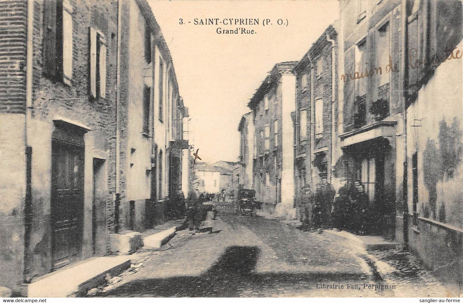 CPA 66 SAINT CYPRIEN GRAND RUE - Saint Cyprien