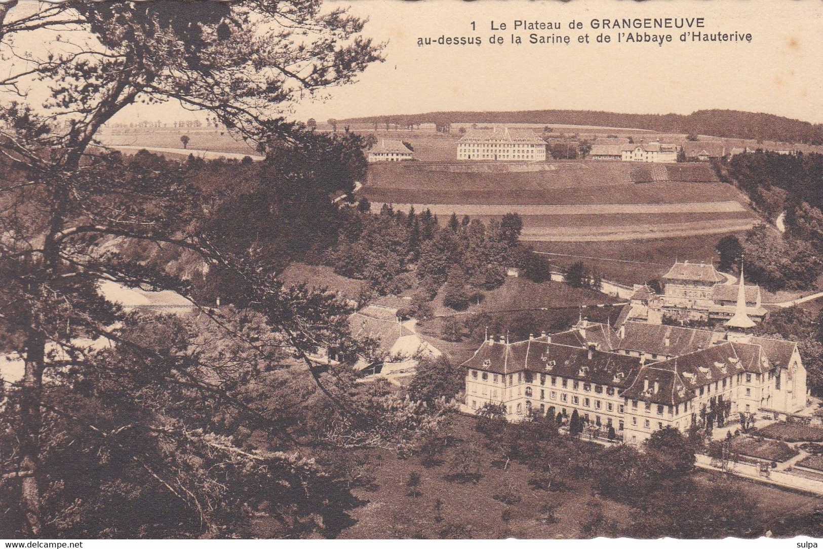 Posieux, Le Plateau De Grangeneuve. Ecole D'agriculture Et Abbaye D'Hauterive - Hauterive