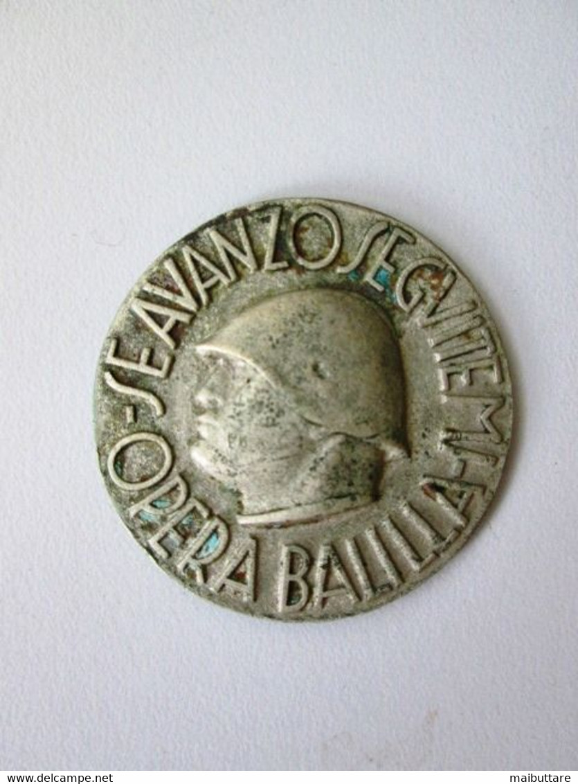 Spilla Opera Balilla Milano - Se Avanzo Seguitemi - Cod.1855-18 M+S+D - Altri & Non Classificati